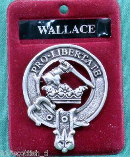 Wallace Scottish Clan Crest Badge Pin Ships free in US