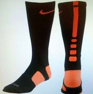 elite orange black nike socks in Socks