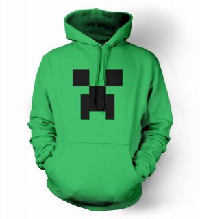   game fan Hoodie Creeper black blocks hooded sweatshirts S 3XL sweater