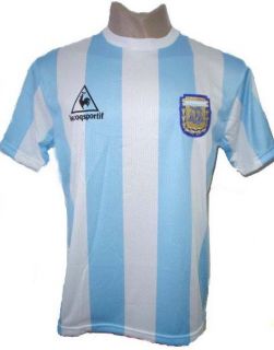 ARGENTINA 1986 REPLICA SOCCER JERSEY MARADONA #10