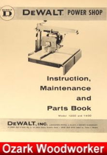 radial arm saw parts