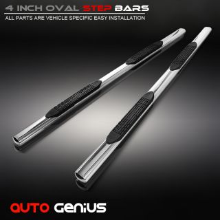 OVAL 04 08 F 150 CREW CAB STAINLESS SIDE STEP NERF BAR RUNNING 