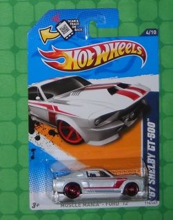 2012 Hot Wheels Muscle Mania   Ford #114  67 Shelby GT 500
