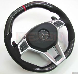 Mercedes CLS63 AMG C63 AMG Custom Carbon Steering Wheel fits W204 W207 