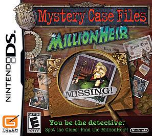 Mystery Case Files MillionHeir Nintendo DS, 2008