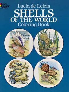 Shells of the World Coloring Book by Lucia De Leiris 1983, Paperback 