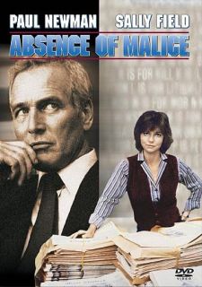 Absence of Malice DVD, 1998, Keep Case Widescreen Full Screen