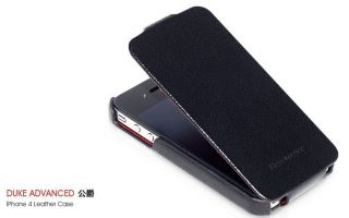 HOCO MARQUESS CLASSIC BLACK Genuine Leather Case for IPHONE 4 / 4S 