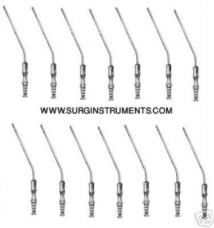 12 Suction Tube FRAZIER Dental Surgical ENT Instruments