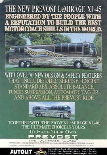 1995 Prevost Beaver Marquis Bus RV Motorhome Ad