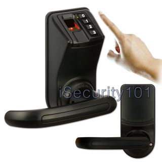 NEW ADEL LS911 Black LS9 Biometric Fingerprint Password Door Lock L/R 