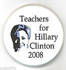 2008 * L@@K! ~ TEACHERS FOR HILLARY CLINTON ~ LINE ART 