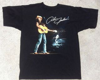 Alan Jackson Live Vintage from 1997 Concert Tee Shirt Black Size Adult 