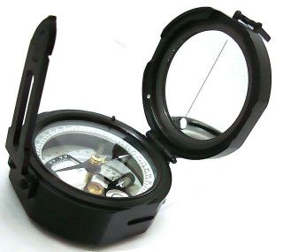 Pocket Transit Compass with Case
