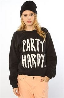 Karmaloop Dimepiece Designs The Party Hard Sweatshirt Black