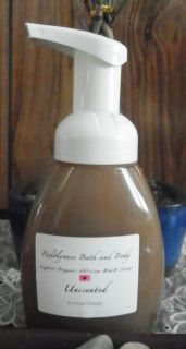 African Black Soap Liquid Choose your scent Foam dispenser Organic 8 