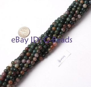 8mm x 12mm Indian Agate Gemstone Beads Strand 15