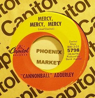 CANNONBALL ADDERLEY~Mercy, Mercy, Mercy~Capitol 5798 (Saxophone) 1st 
