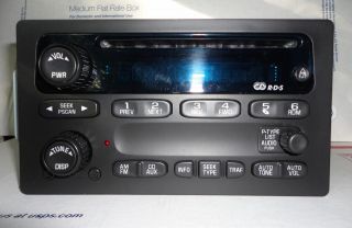 02 03 Chevrolet S 10 Sonoma GMC Jimmy Tested AM FM CD Player OEM 