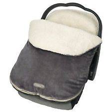   Me Graphite Gray Plush Baby Infant Car Seat Cover Blanket Winter