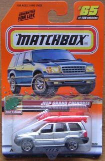 Matchbox Cars Jeep Grand Cherokee 1:64 (2000) NEW