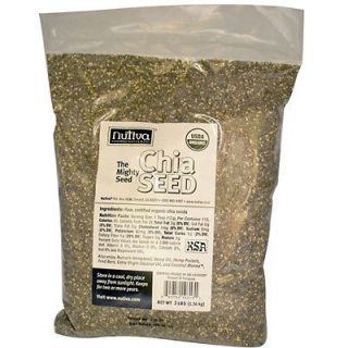 Nutiva Certified Organic Chia Seeds, 1.4kg, 3lbs