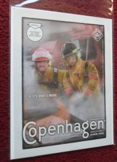 2008 Print Ad Copenhagen Smokeless Tobacco ~ Firefighters Putting out 