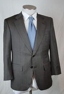CHESTER BARRIE HAND TAILORED light brown wool jacket blazer extra 