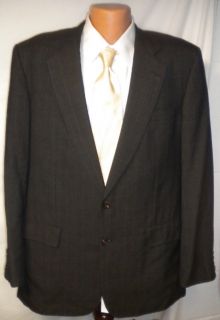 CHESTER BARRIE SAVILE ROW Gray 2 Button Suit 42 L
