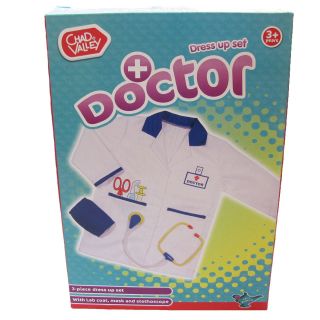 Chad Valley Children Kids Fancy Dress Up Doctor Role Outfit Costume 3+
