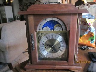 Emperor Moonphase Carriage Clock With Westminister Chimes