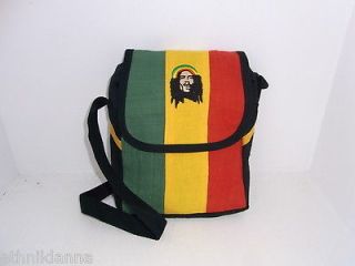 Hemp Rasta Shoulder Bag Bob Marley Reggae Jamaica Weed Handmade 