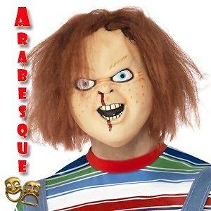 chucky adult childs play halloween latex mask official licensed chucky