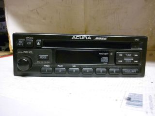 97 01 Acura CL Bose Am Fm Radio Cd Player & Theft Code 39100 SS8 A010