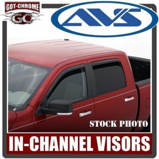 194101 AVS Vent Visors Dodge Ram 1500 Quad Cab 2009 2012 (Fits Dodge)
