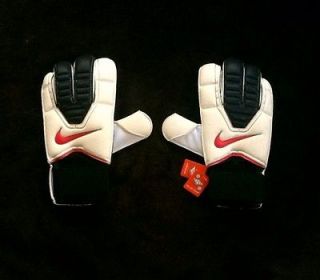 Nike Gunn Cut Sz 11 GK Goalkeeper Goalie Gloves White/Black/Red NWT No 