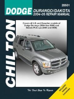 Chiltons Dodge Durango Dakota 2004 06 Repair Manual by John Wegmann 