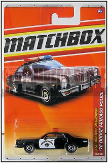 2011 Matchbox # 53 78 Dodge Monaco Police Car