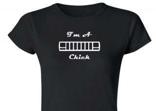 JEEP XJ CHICK CHEROKEE COMANCHE Design Shirt Jr.