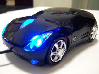 3D Ferrari Car Shape Optical USB Mouse for PC Laptop