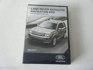LAND ROVER SAT NAV SET 3 SATELLITE NAVIGATION EUROPE DVD ROM 2011 