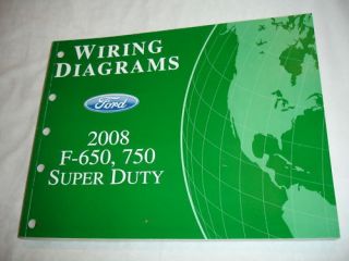 2008 Ford F 650 F 750 Super Duty Wiring Service Manual