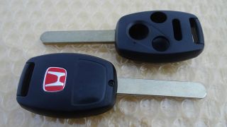 03 11 NEW RED H HONDA ACCORD KEY BLANK REPLACEMENT SHELL EMPTY 4 