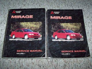 1999 Mitsubishi Mirage Factory Service Workshop Repair OEM Manual 