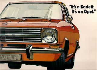 Opel Kadett B 1971 72 UK Market Sales Brochure XE Saloon Estate Coupe 