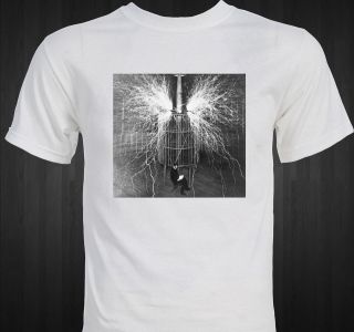 Nikola Tesla Awesome Serbian Scientist tesla coil conspiracy T shirt