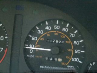 93 94 95 PASEO SPEEDOMETER MPH CLUSTER MT (Fits: Toyota Paseo)