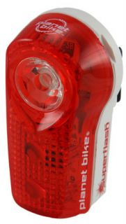 PLANET BIKE BICYCLE BLINKY SUPERFLASH SUPER FLASH REAR TAIL LIGHT 1/2 
