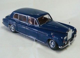 Specials Price ! 1/18 60`s Rolls Royce Phantom VI blue Diecast Model 