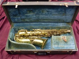 Vintage 1920s Buescher Alto Saxophone Sax